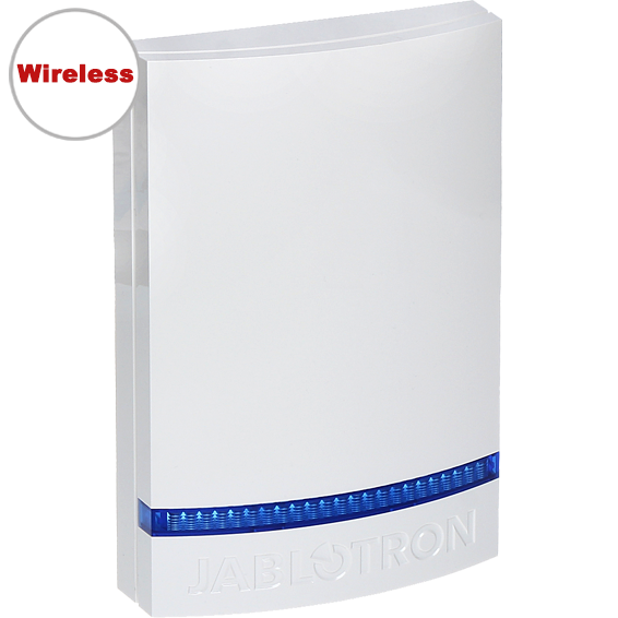 JA-151A-BL Wireless outdoor siren - White Cover (Blue LED)